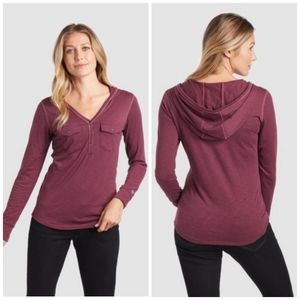 Kuhl Sora Henley Dolman Lightweight Hoodie